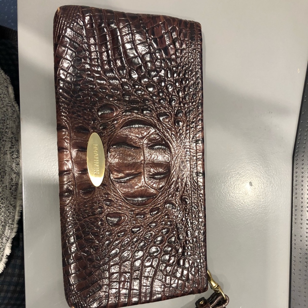 Brahmin Pecan Florence Melbourne Clutch Wristlet